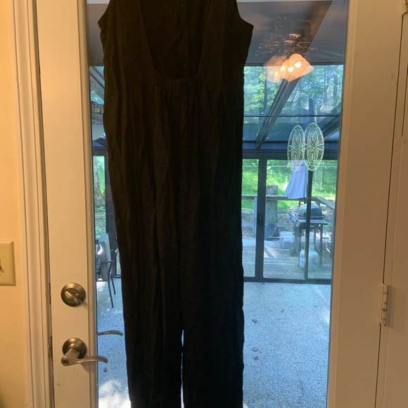 Topshop linen rich drop back jumpsuit - Picture 7 of 10